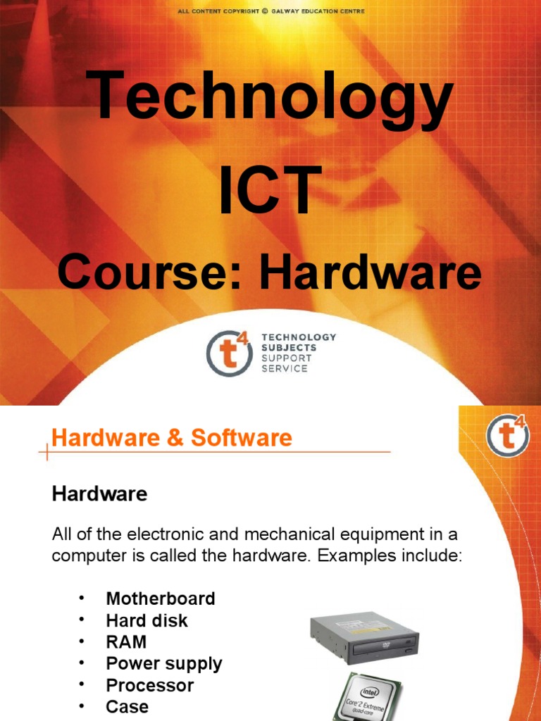 Technology ICT: Course: Hardware | PDF | Computer Hardware | Video Game ...