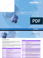 Pentra ML Output Format: (Pentra DX 120/pentra DF 120) RAA026CA