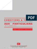 Aux Particuliers: Conditions & Tarifs