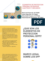 ELEMENTOS DE PROTECCION PERSONAL EN RIESGOS ELECTRICO Y MECANICO (1)
