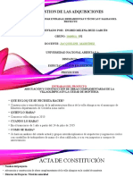 GESTION DE LAS ADQUISICIONES Fase 1 Presentacion