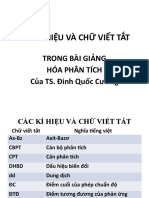 CÁC KÍ HIỆU VÀ CHỮ VIẾT TẮT