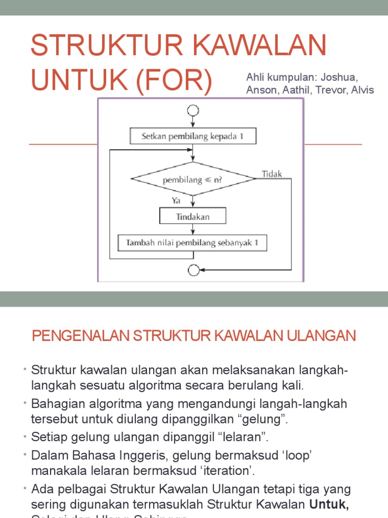 Struktur Kawalan Untuk (For) | PDF