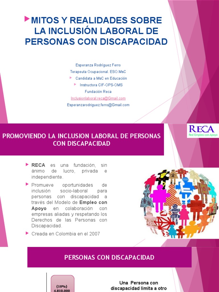 Inclusión Laboral de Personas con Discapacidad | PDF | Invalidez | Empresas