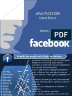 What Facebook Users Share-Vocabulary