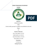 Ciencias Sociales Y La Política. Una Actividad de La Vida Social.