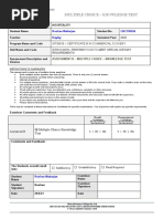 Assessment B - Knowledge Test