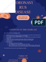Coronavirus Disease Dark Blue Variant by Slidesgo