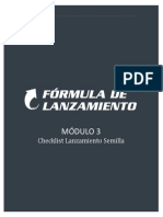 Módulo 3 -Checklist Lanzamiento Semilla