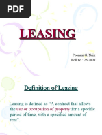 Download Leasing ppt by priyankamahale SN51207055 doc pdf