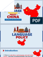 Language Program and Policy in China (Pacete)
