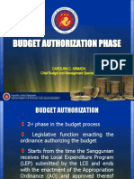 Budget Authorization Bom 2016