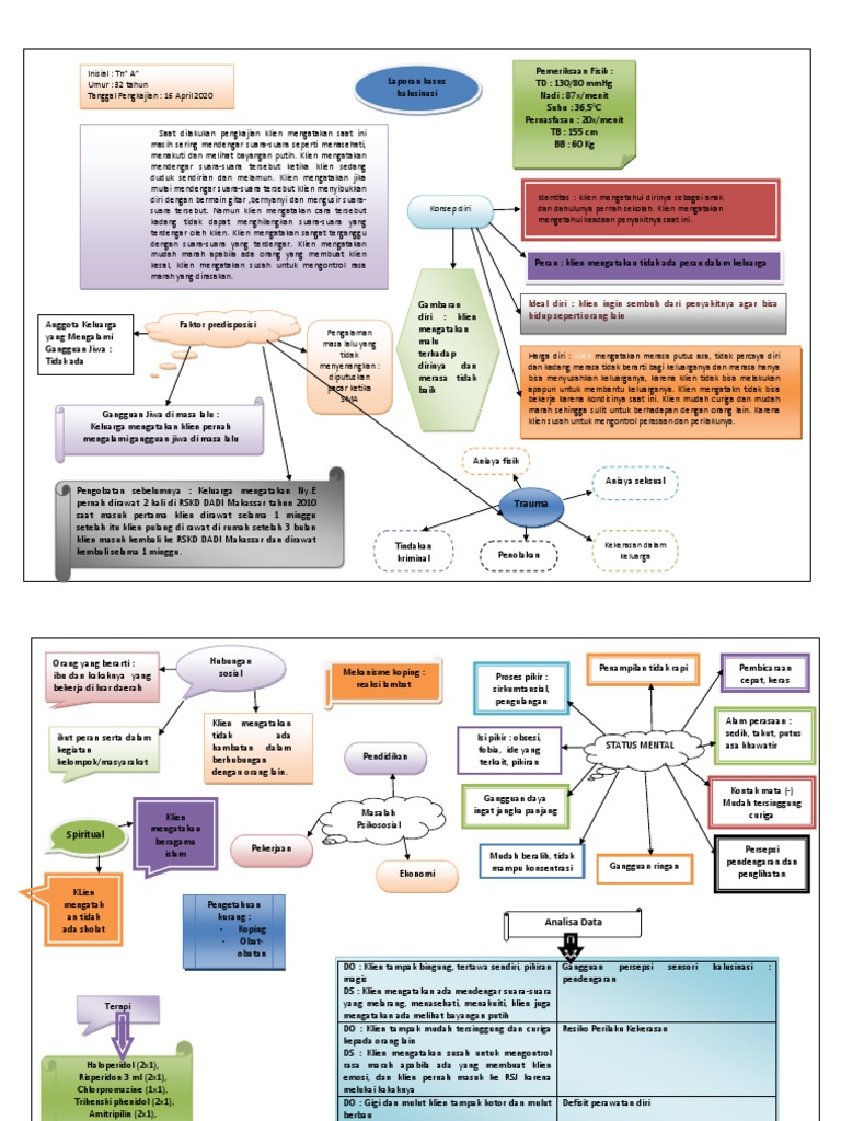 Laporan Kasus Halusinasi Tn. A | PDF