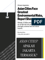 Jakarta Berisiko Tinggi Terhadap Ancaman Lingkungan