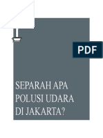 Separah Apa Polusi Udara Di Jakarta?