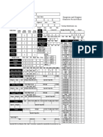 STR DEX CON INT WIS CHA: Dungeons and Dragons Character Record Sheet