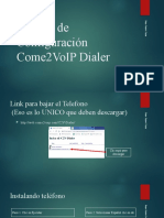 Manual de Configuración Come2VoIP Dialer