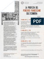 La Profezia Dell Pensiero Francescano Sull Economia Antonianum 2021 Abril Programa