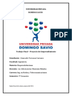 Trabajo Final - Proyecto de Emprendimiento