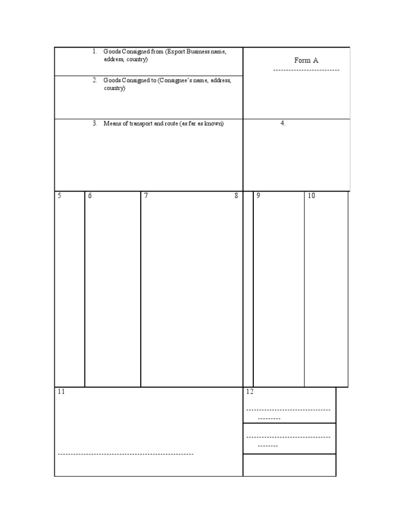 Form A | PDF | Business | Technology & Engineering