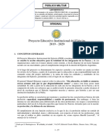 PEI Proyecto Educativo Institucional (2019 - 2029) .