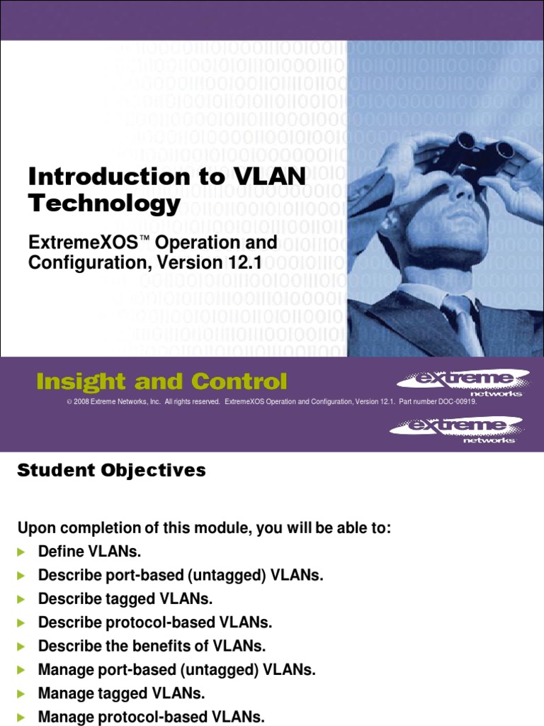 Extreme Swicth Vlan | PDF | Computer Network | Networking Standards