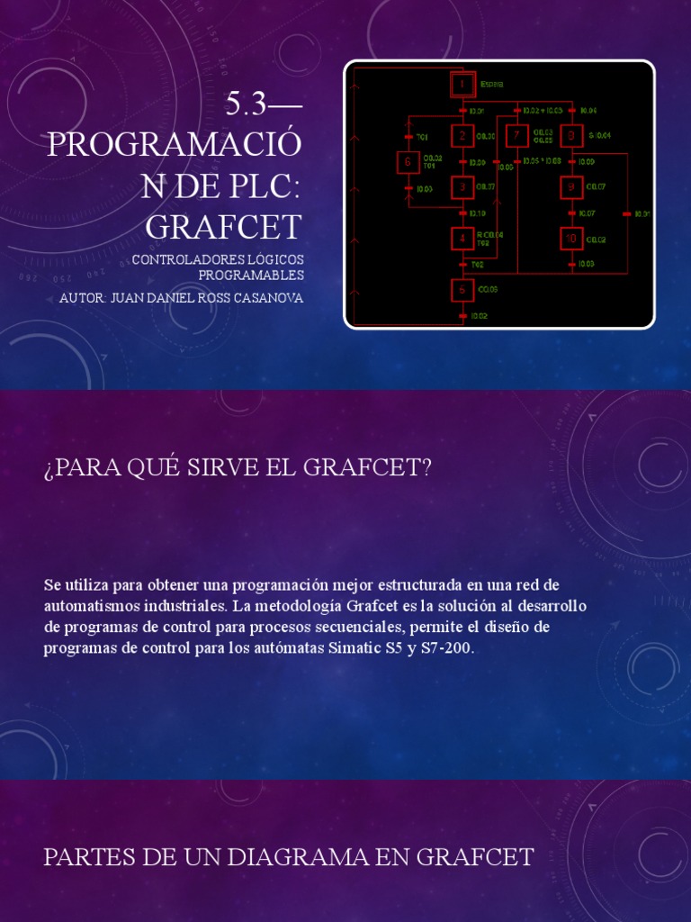 Grafcet PLC | PDF | Controlador lógico programable | Ciencias de la ...