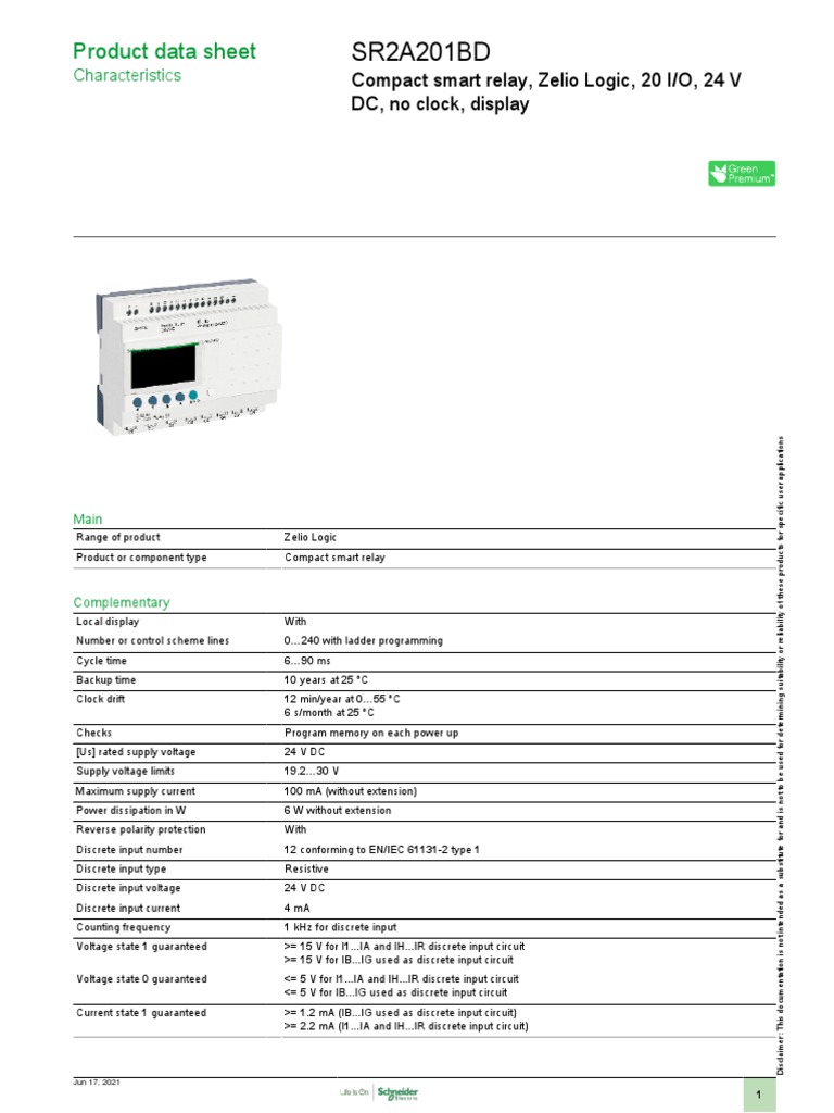 Smart Relay Specs for Engineers | PDF | Relay | Electrical Network