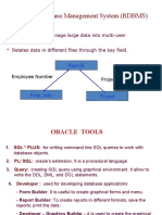 Relational Database Management System (RDBMS) : Payroll