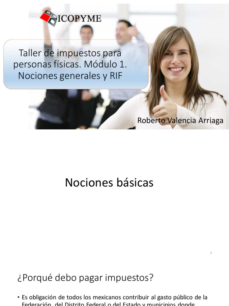 Taller de Impuestos para Personas Físicas | PDF | Impuesto sobre la ...
