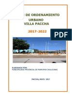 POU Villa Paccha 2017-2022