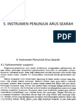 Instrumen Penunjuk Arus Searah