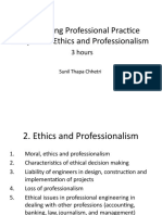 Engineering Professional Practice Chapter 2: Ethics and Professionalism