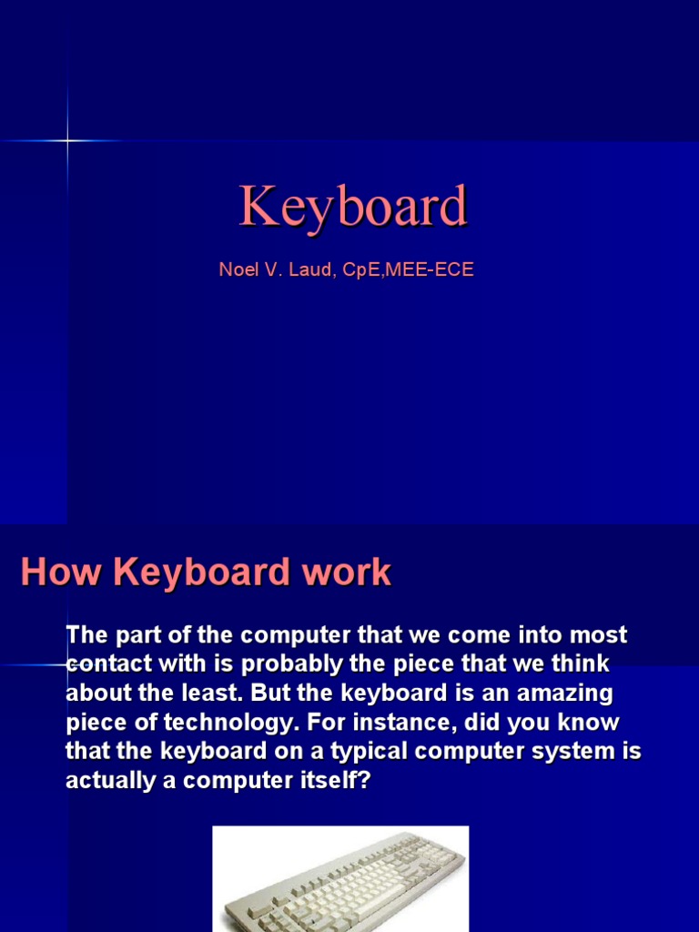 Understanding Keyboard Functionality | PDF | Computer Keyboard | Human ...
