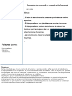 10 ABRIL Comunicación Neuronal Vs Hormonal