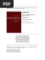 Afghanistan The Soviet Invasion and The Afghan Response, 1979-1982