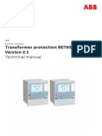 1MRK504159-UEN B en Technical Manual Transformer Protection RET650 2.1