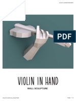 Violin de Pared Con Mano