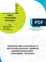 Plantilla Sección I. E. Divino Niño