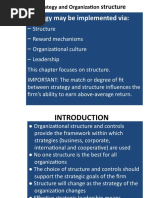 Unit 2 Odc Structure of Organization and Strategy Implementation