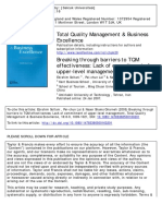 Total Quality Management & Business