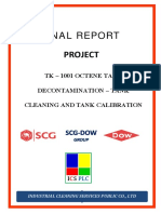 Octene Decontamination - Cleaning Final Report