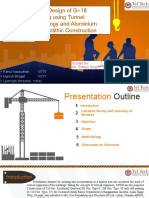 Construction and Design of G+18 Apartment Building Using Tunnel Formwork Technology and Aluminium Formwork For Monolithic Construction