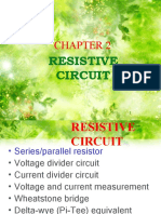 Resistive Circuit Chapter: Series, Parallel, Divider & Bridge