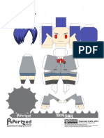 Tokyo Ghoul - Touka Kirishima Papercraft