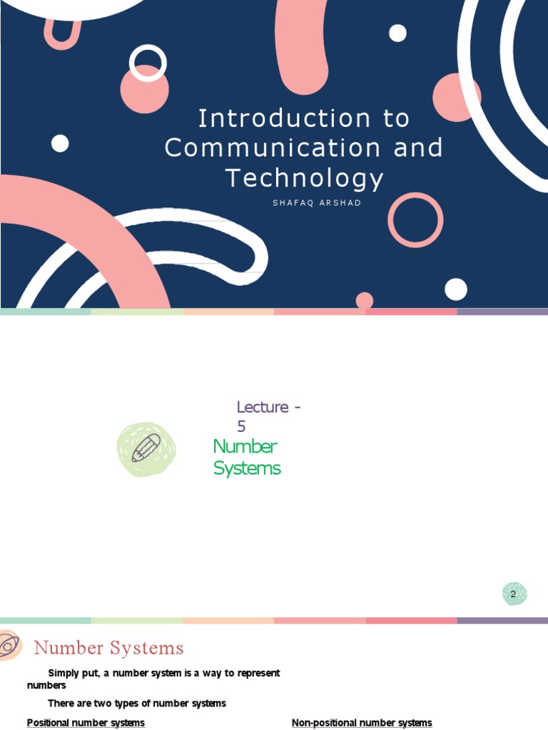 Overview of Number Systems in ICT | PDF | Numbers | Decimal