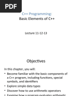 COSC1101 - Programming Fundamentals Lec 11-12-13