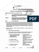 Memo No. 92, s.2020 - Revisiting The 8-Year Strategic Plan To Chart IFSU Direction in New Normal - Midterm Assessment and Budget Planning