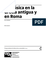 Historia de La Música Módulo 1 - La Música en La Grecia Antigua y en Roma