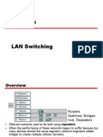 LAN Switching Lecture 7-8